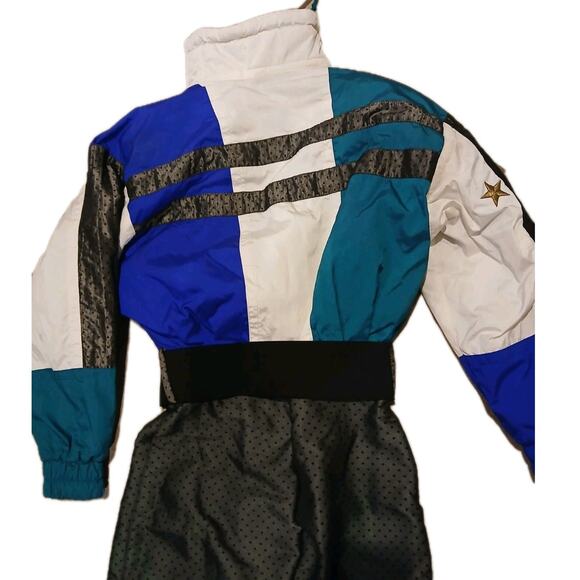 HEAD Womens Ski Suit Vintage sz 10 One Piece Retro‎ 80s 90s - Picture 7 of 14